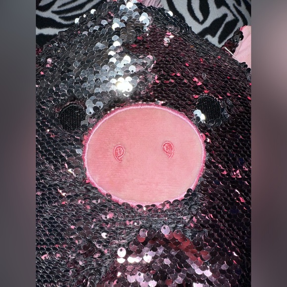 Zoe Reversible Sequin 12in Pink Pig Unicorn Squishmallow - Picture 2 of 7